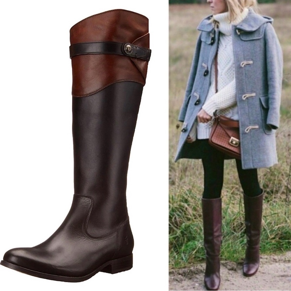 Frye Molly Button Tall Riding Boots